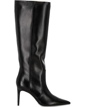 Stuart Weitzman Botas altas con puntera en punta - Negro