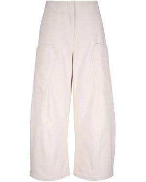 Zero + Maria Cornejo Eda Trousers - White