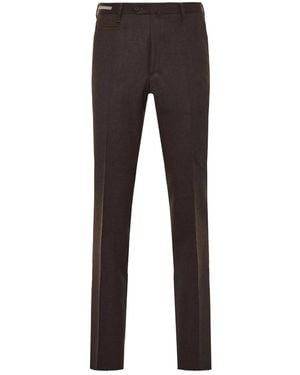 Corneliani カットオフエッジ パンツ - グレー
