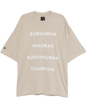 Rick Owens X Champion Camiseta Tommy T - Blanco