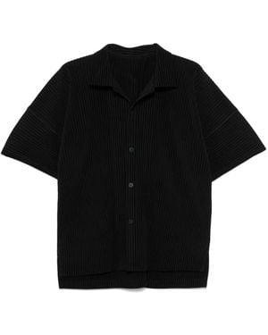 Homme Plissé Issey Miyake プリーツ シャツ - ブラック