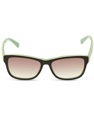 Lacoste Rectangle-Frame Sunglasses - Green