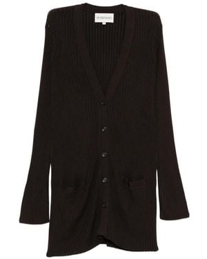 Bompard Cárdigan Con Cuello En V - Negro