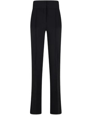 Elisabetta Franchi Technical Fabric Trousers - Blue