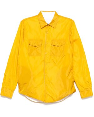 Aspesi Water Repellent Reversible Shirt - Yellow