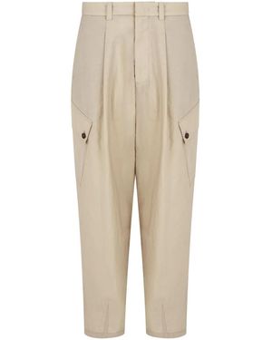 Giorgio Armani Cargo Trousers - Natural