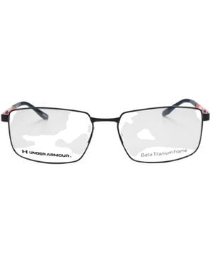 Under Armour Rectangle-Frame Glasses - White
