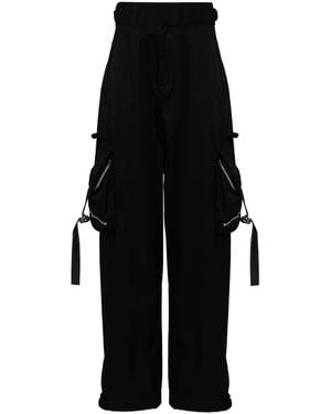 Off-White c/o Virgil Abloh Straight-Leg Cargo Trousers - Black