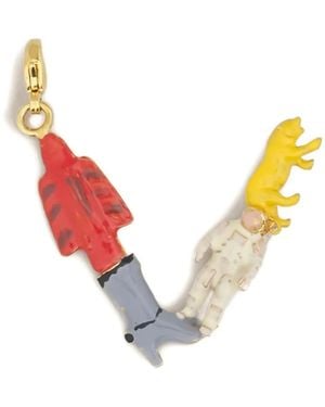 Marni Alphabet "V" Charm - Pink