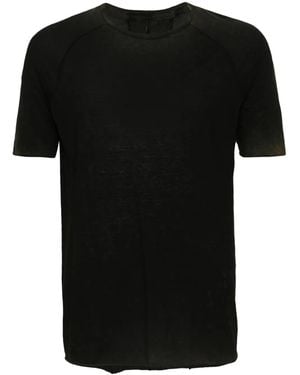Masnada ブリーチエフェクト Tシャツ - ブラック
