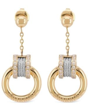 Charriol Forever Embrace Earrings - White