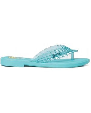 Melissa X Ganni Flip-Flops Slim - Blue
