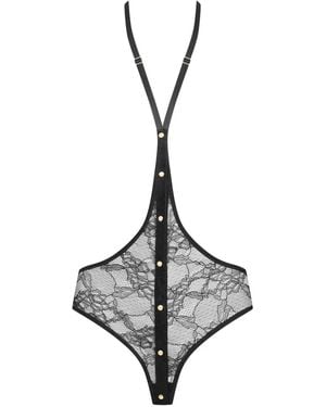 Maison Close Jeux Magnétiques Harness Lace Panty - Grey