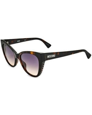 Moschino 54Mm Havana Sunglasses - Brown