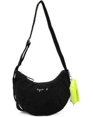 agnès b. Jade Shoulder Bag - Black