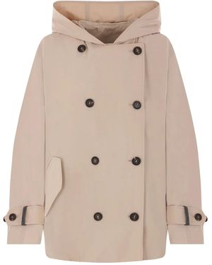 Brunello Cucinelli Taffeta Parka - Naturel