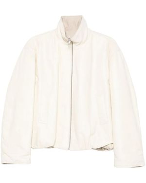 Arma Zip-Front Quilted Jacket - White