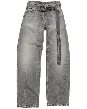 Acne Studios Belted Jeans - Grey