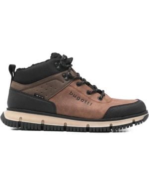 Bugatti Lace-Up Booties - Brown