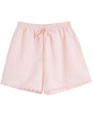 Chinti & Parker Shorts Mit Wellensaum - Pink