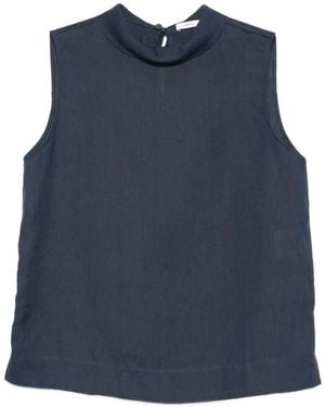 Lardini High-Neck Top - Blue