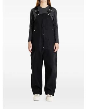 TUKIR Type Wide-Leg Dungarees - Black