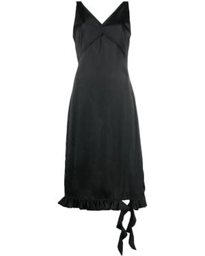Remain V-Neck Sleeveless Maxi Dress - Black