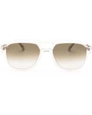 Mykita Lavand Pilot-Frame Sunglasses - White