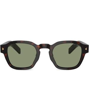 Prada Occhiali Da Sole Squadrati - Verde