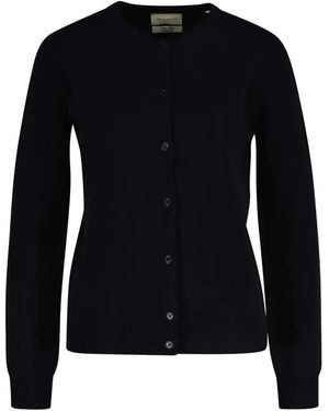 GANT Cardigan Aus Lammwolle - Schwarz