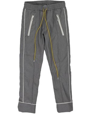 Rhude Smoking Pinstriped Track Pants - Gray