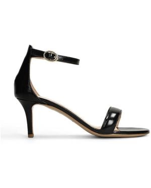 Fabio Rusconi Patent-Finish Ankle-Strap Sandals - White