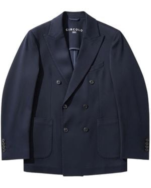 Circolo 1901 Double-Breasted Jacket - Blue