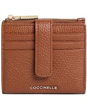Coccinelle Leather Zip-Fastening Wallet - Brown