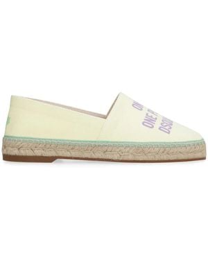 DSquared² Logo-Print Espadrilles - Natural