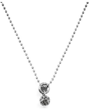 Chrome Hearts Pyramid Plus Ball-Pendant Necklace - Metallic
