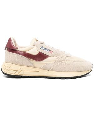 Autry "Reelwind Low" Suede Net Trainers - Pink