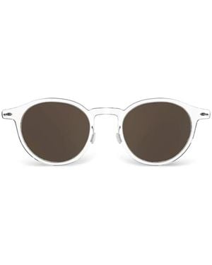 Lindberg Round-Frame Sunglasses - Metallic
