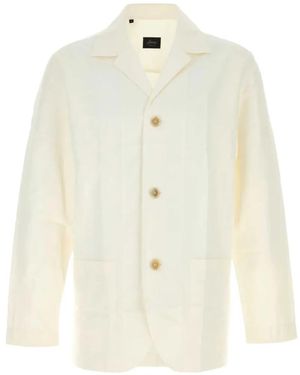 Brioni Patch Pockets Jacket - White