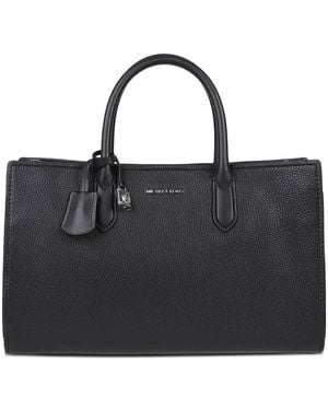 Michael Kors Bolso satchel Scarlett mediano de piel - Negro