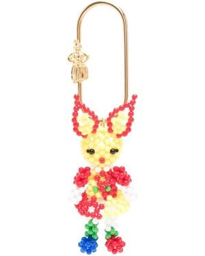 Chopova Lowena Bunny Keychain - White