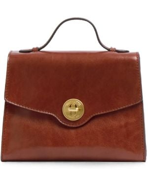The Bridge Leather Tote Bag - Brown