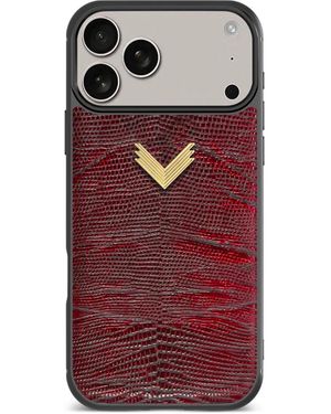 Velante Snakeskin Iphone 17 Pro Phone Case - Red
