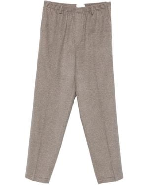Cellar Door Elastic-Waist Pants - Gray
