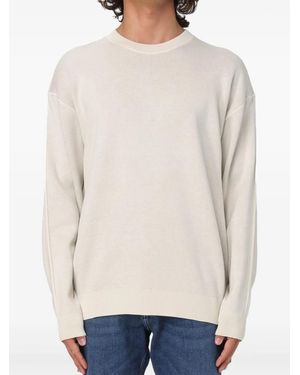 BOSS Crew-Neck Jumper - White