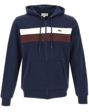 Lacoste Zip-Fastening Hoodie - Blue