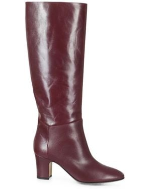 Alberta Ferretti Bottes En Cuir - Red