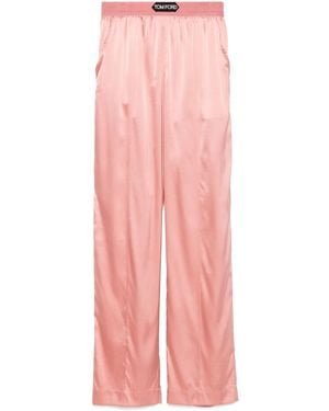 Tom Ford Satin Trousers - Pink