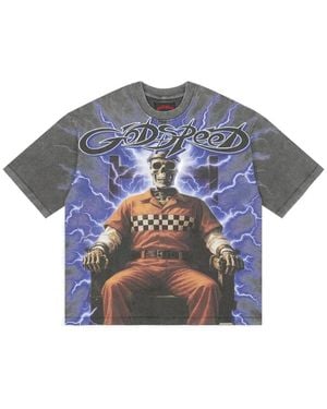 Godspeed Culture Shock Graphic-Print T-Shirt - Blue