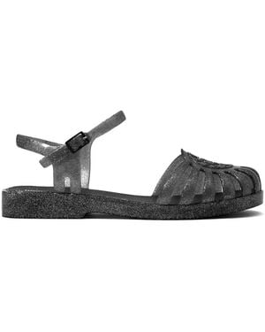 Bimba Y Lola X Melissa Caged Glitter Sandals - Black